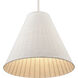 Sophie 3 Light 22 inch White Coral Pendant Ceiling Light