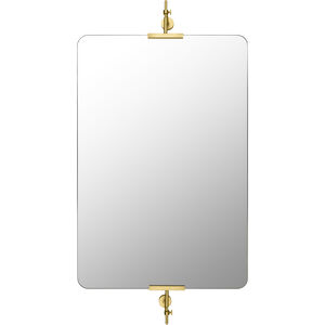 Anastasya 48 X 29 inch Gold Mirror, Rectangle