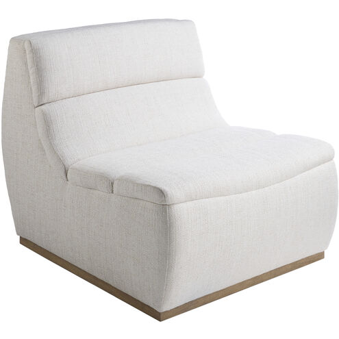 Barber White / Gray Lounger