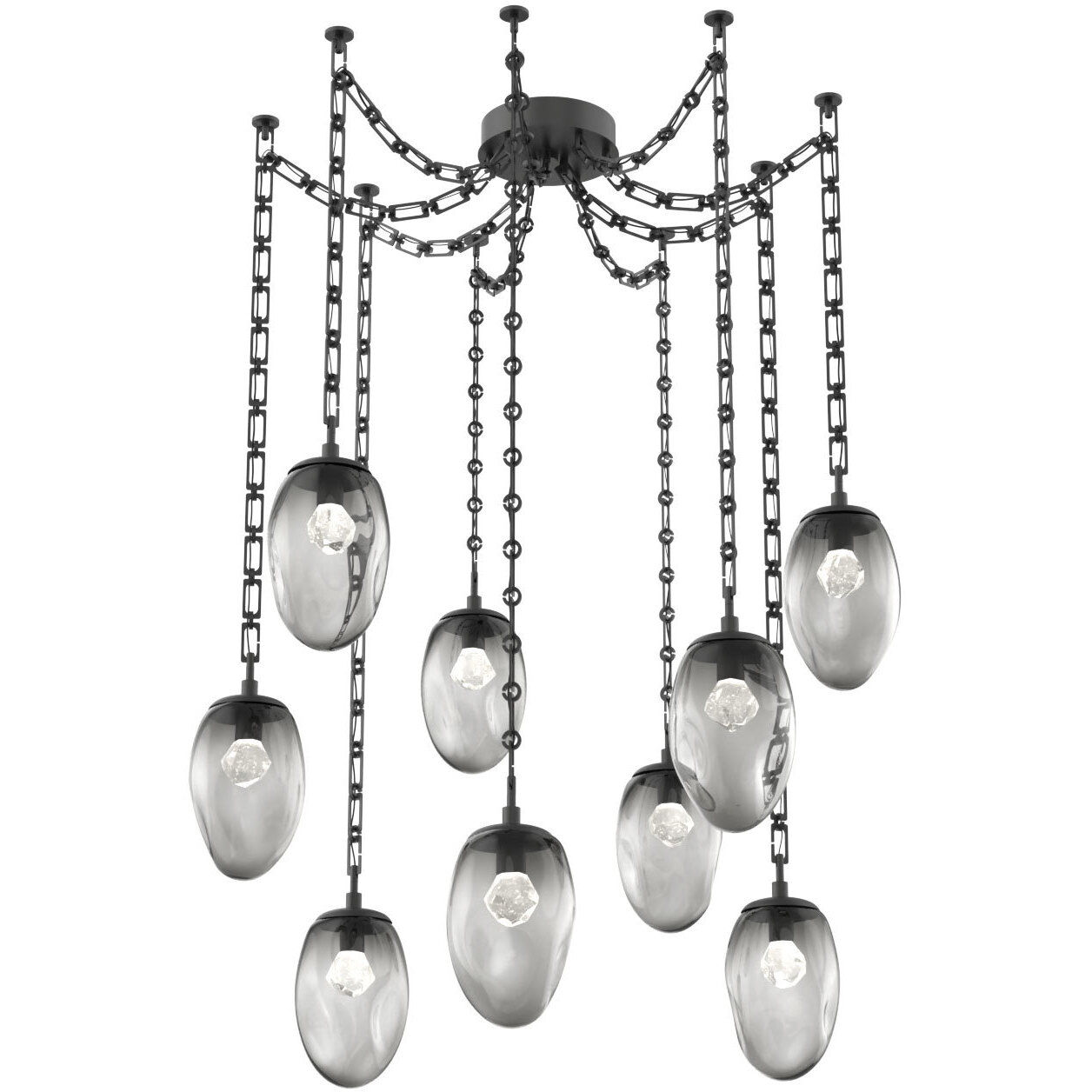 Meteo 9 Light 17.00 inch Pendant