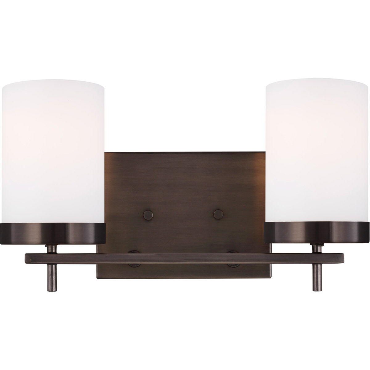 Reading 2 Light 14 inch Brushed Oil Rubbed Bronze Bath Vanity Wall Light