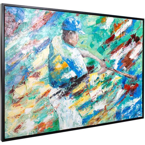 Home Run 61.75 X 41.75 inch Hand Painted Canvas