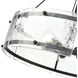 Bennetti 5 Light 24.75 inch Matte Black Chandelier Ceiling Light