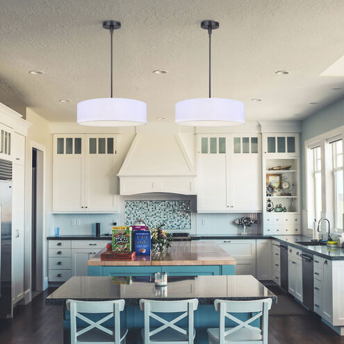 Carmynn LED 22.25 inch Black Chandelier Ceiling Light