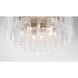 Torvento 7 Light 28 inch Legacy Brass Flush Mount Ceiling Light in Clear Handmade Glass