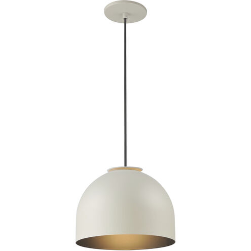 Foster LED 9.75 inch Gray with Black Mini Pendant Ceiling Light
