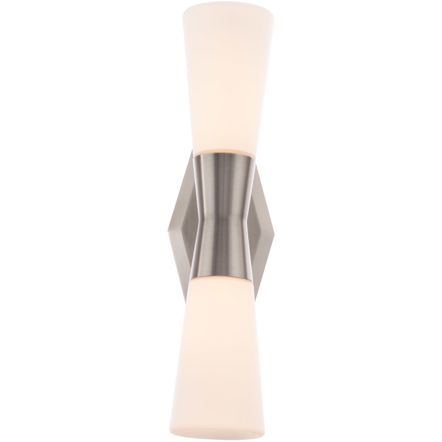 Locke LED 4.88 inch Brushed Nickel Bath Vanity & Wall Light, dweLED