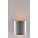 Lightray LED LED 7 inch Brushed Aluminum Outdoor Wall Sconce