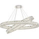Monroe LED 48 inch Chrome Chandelier Ceiling Light