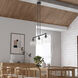 Glendon 3 Light 30 inch Bronze Linear Chandelier Ceiling Light