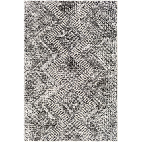 Maroc 120 X 96 inch Beige/Ivory/Black/Light Gray Rugs in 8 x 10, Rectangle