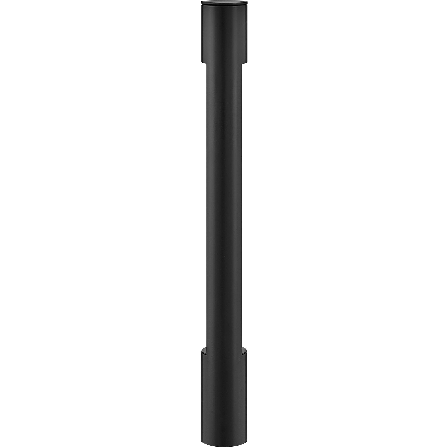 Atlantis 12v 4.00 watt Satin Black Landscape Path Bollard, Round