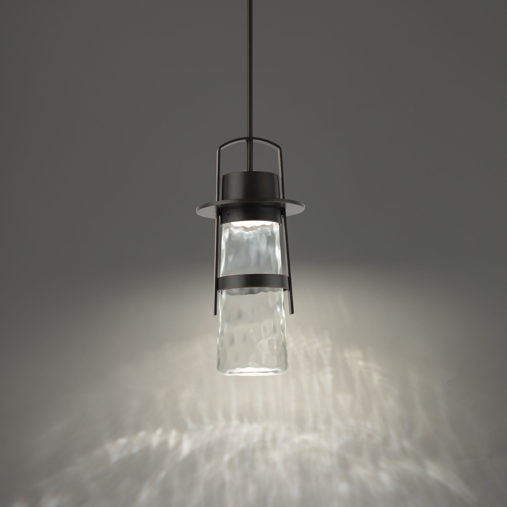 Balthus 1 Light 7 inch Oil Rubbed Bronze Outdoor Pendant