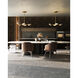 Blanco LED 28.13 inch Vintage Brass Pendant Ceiling Light in Vintage Brass and Alabaster
