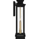 Noelle 2 Light 19 inch Matte Black Outdoor Wall Lantern