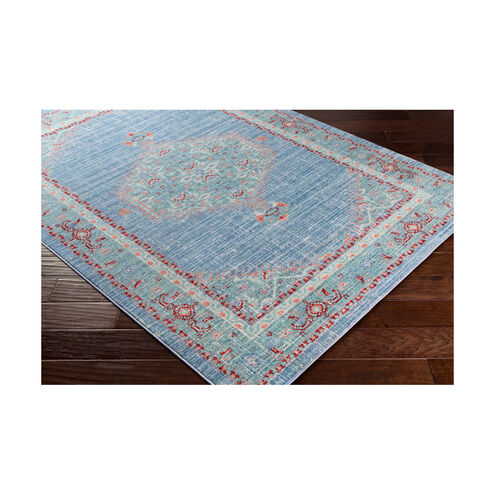 Ayland 34 X 24 inch Bright Blue/Mint/Bright Pink/Bright Orange Rugs, Polyester