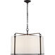 Ian K. Fowler Aspen LED 27.5 inch Blackened Rust Hanging Shade Ceiling Light, Large