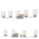 Willow 5 Light 40.5 inch Chrome Vanity Wall Light