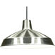 Brentwood 1 Light 16 inch Brushed Nickel Pendant Ceiling Light