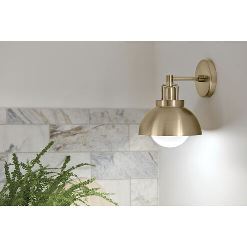 Niva LED 8 inch Champagne Bronze Semi Flush Mount Ceiling Light