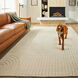 Kirti 114 X 79 inch White/Ivory Rug in 6 x 9
