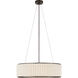 Ian K. Fowler Palati 4 Light 28 inch Bronze Hanging Shade Ceiling Light, Large