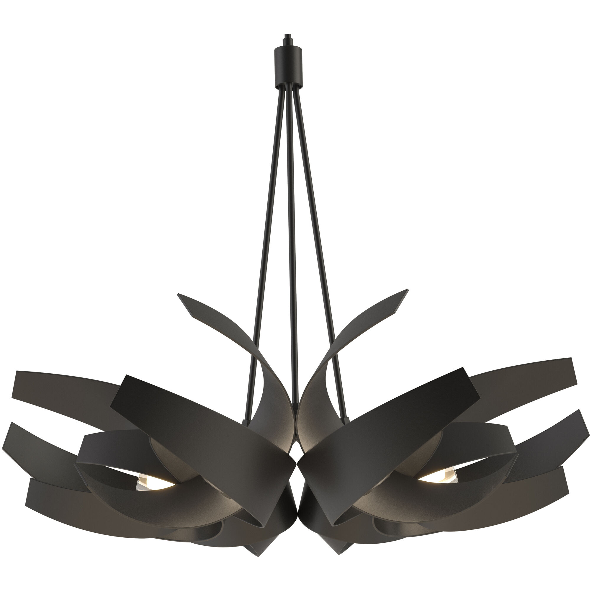 Corona 6 Light 35.1 inch Black Dining Pendant Ceiling Light, Large