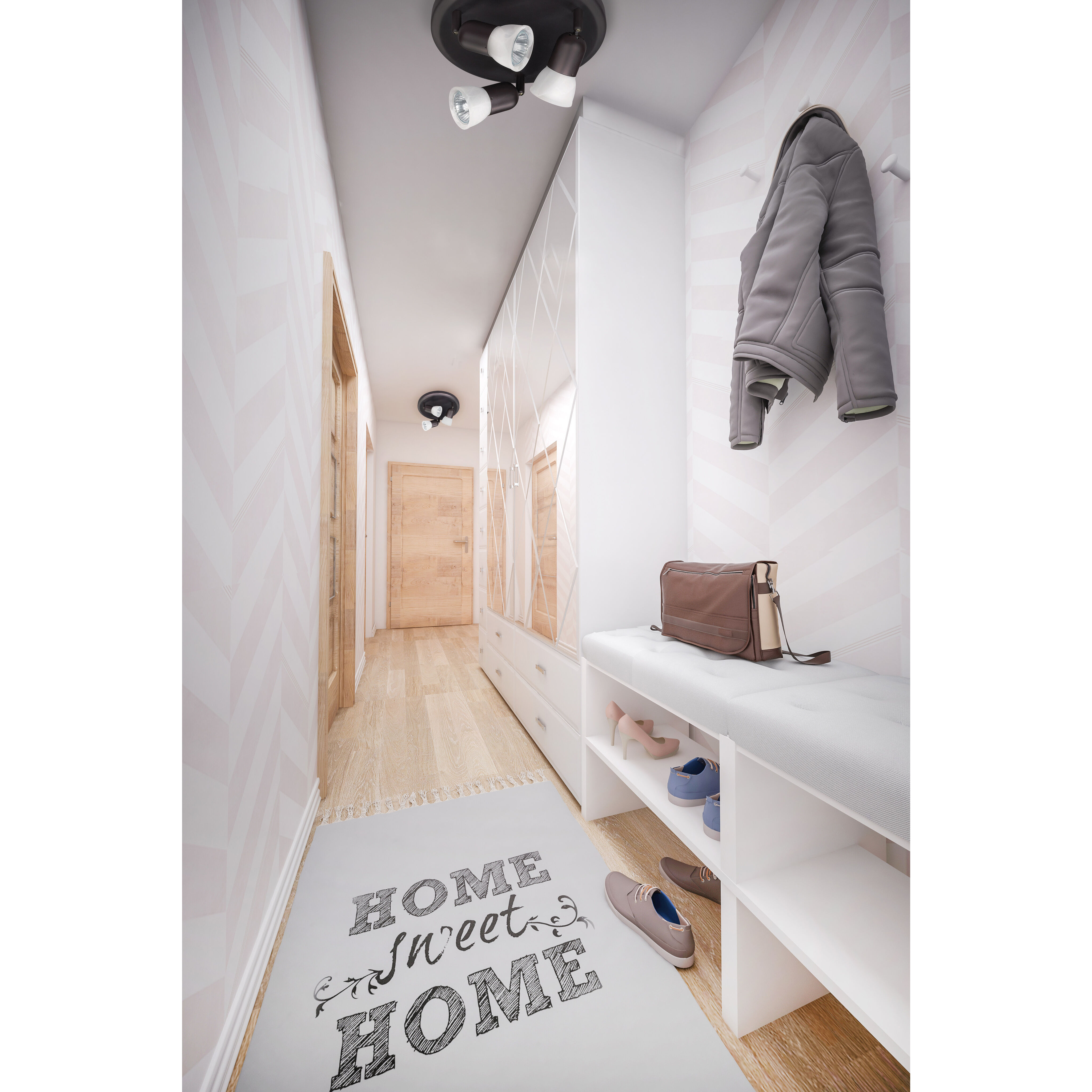 James 3 Light 10 inch Oil Rubbed Bronze Ceiling/Wall Light Ceiling Light