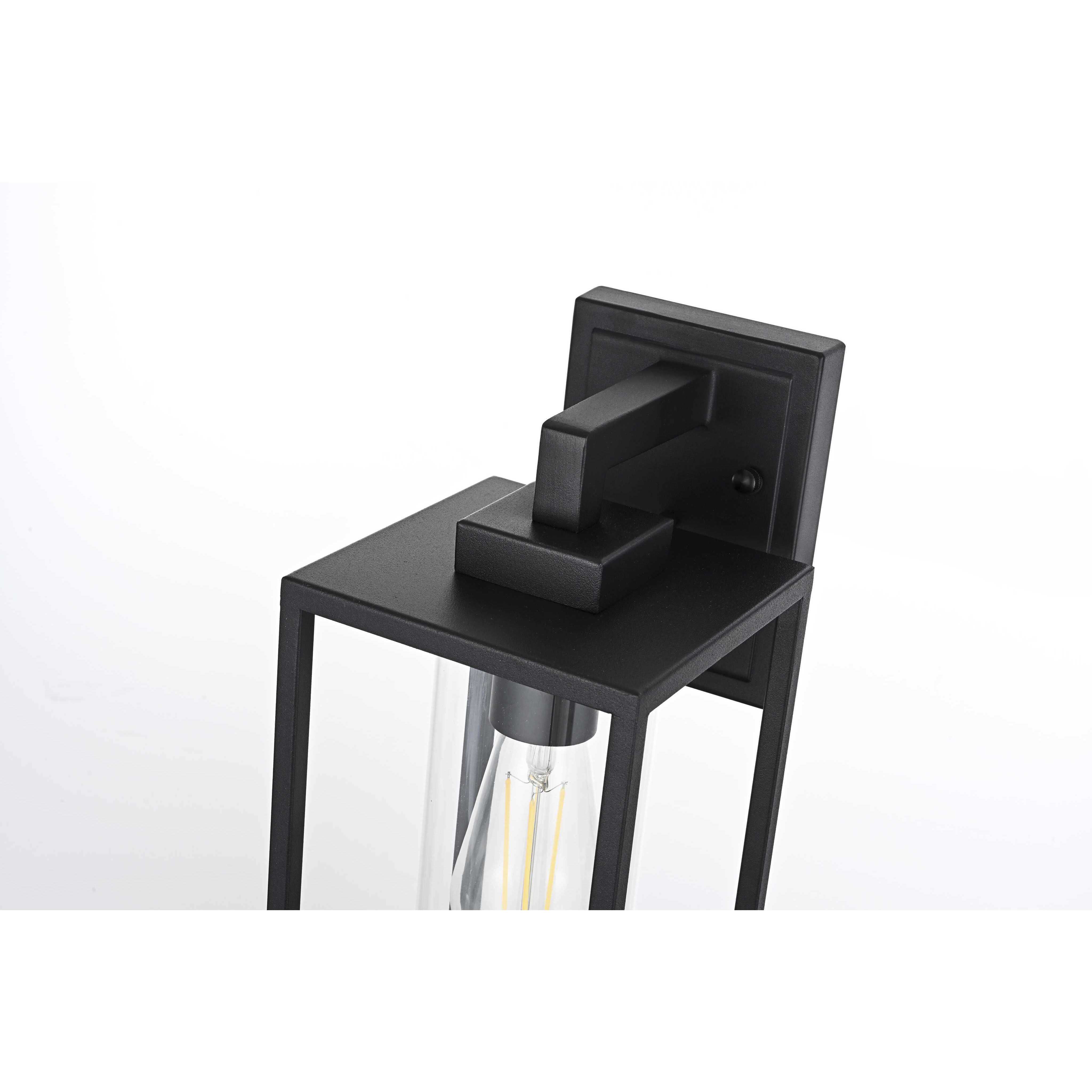 Memphis 1 Light 13.5 inch Black Outdoor Wall Sconce