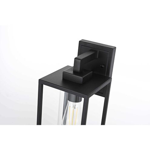 Memphis 1 Light 13.5 inch Black Outdoor Wall Sconce