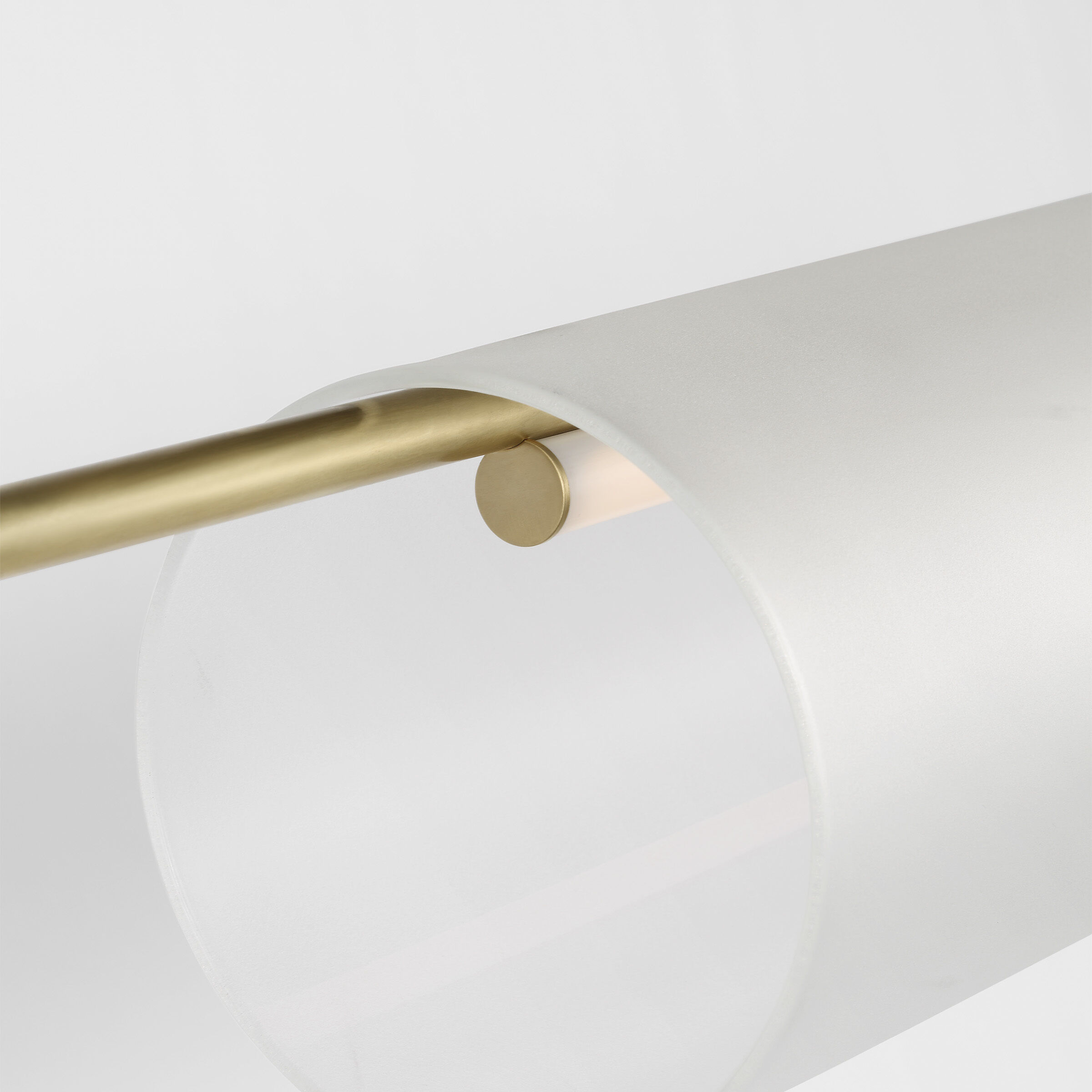 Peter Bristol Trace LED 72 inch Hand-Rubbed Antique Brass Single Linear Chandelier Ceiling Light