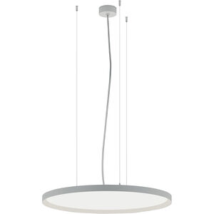 Bina LED 16 inch White and Black Pendant Ceiling Light