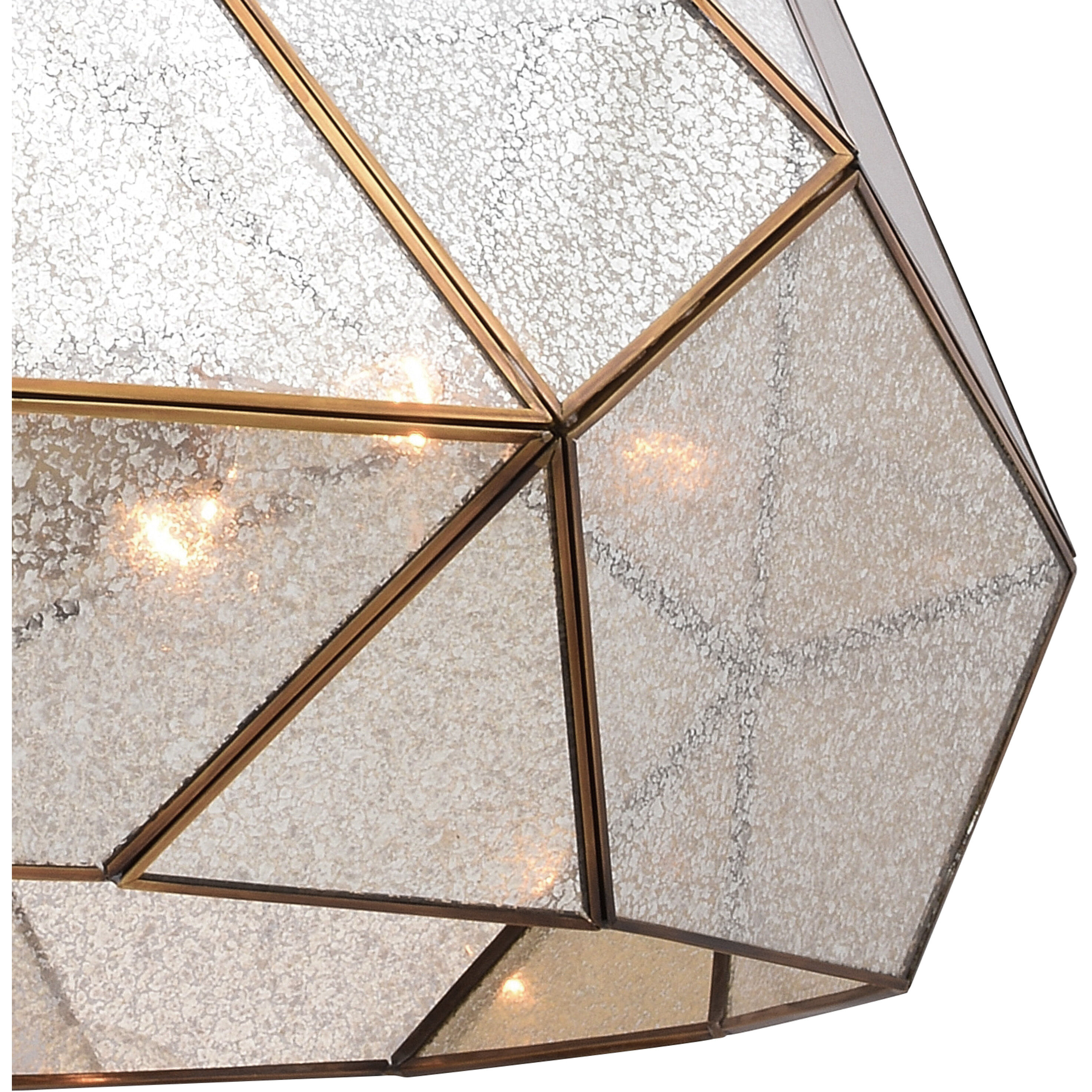 Euclid LED 24 inch Aged Brass Pendant Ceiling Light
