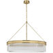Marie Flanigan Menil LED 40 inch Soft Brass Chandelier Ceiling Light