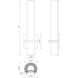 Bhutan Wall Sconce Wall Light in Black