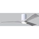 Atlas Irene-3HLK 60 inch Gloss White with Barnwood Tone Blades Ceiling Mount Paddle Fan in Barn Wood, Flush Mounted