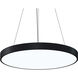 Pi LED 30 inch Satin Black Pendant Ceiling Light