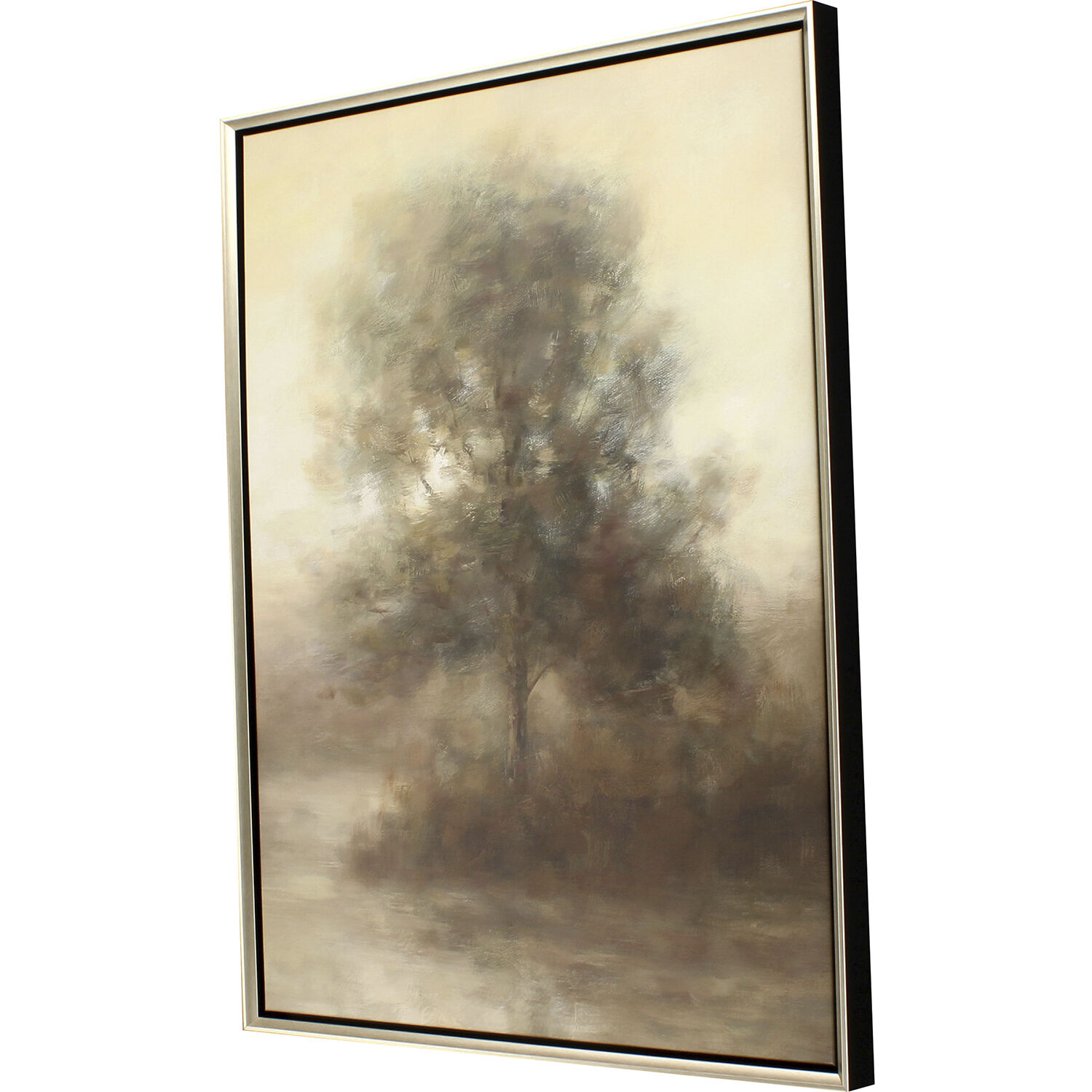 Landscapes Brown and Beige and Green and Neutral Canvas