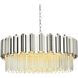 Willow 10 Light 32 inch Chrome Chandelier Ceiling Light