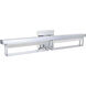 Pane LED 27.75 inch Chrome Bath Vanity Light Wall Light