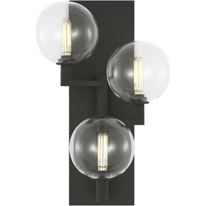 Sean Lavin Gambit 3 Light 8.3 inch Nightshade Black Wall Sconce Wall Light in Incandescent