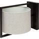 Smithe 13 inch Black Wall Sconce Wall Light