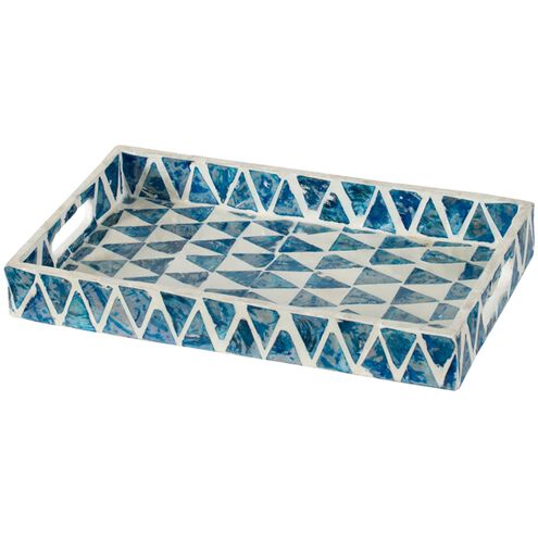 Anita Blue/White Tray