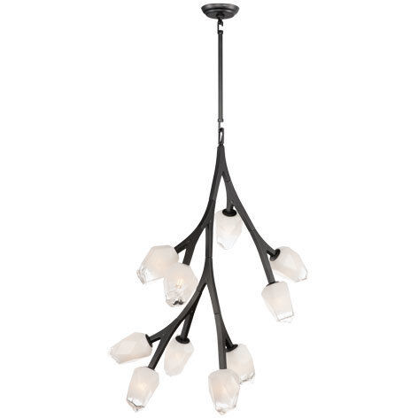 Blossom LED 19.25 inch Black Multi-Light Pendant Ceiling Light