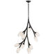 Blossom LED 19.25 inch Black Multi-Light Pendant Ceiling Light