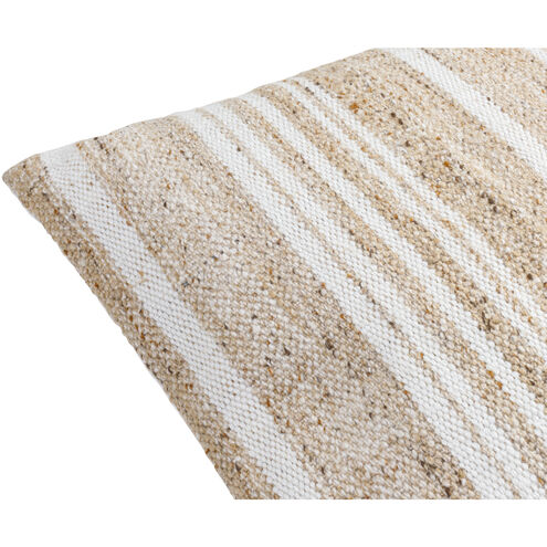 Terrain 20 X 20 inch Tan / Off-White Accent Pillow