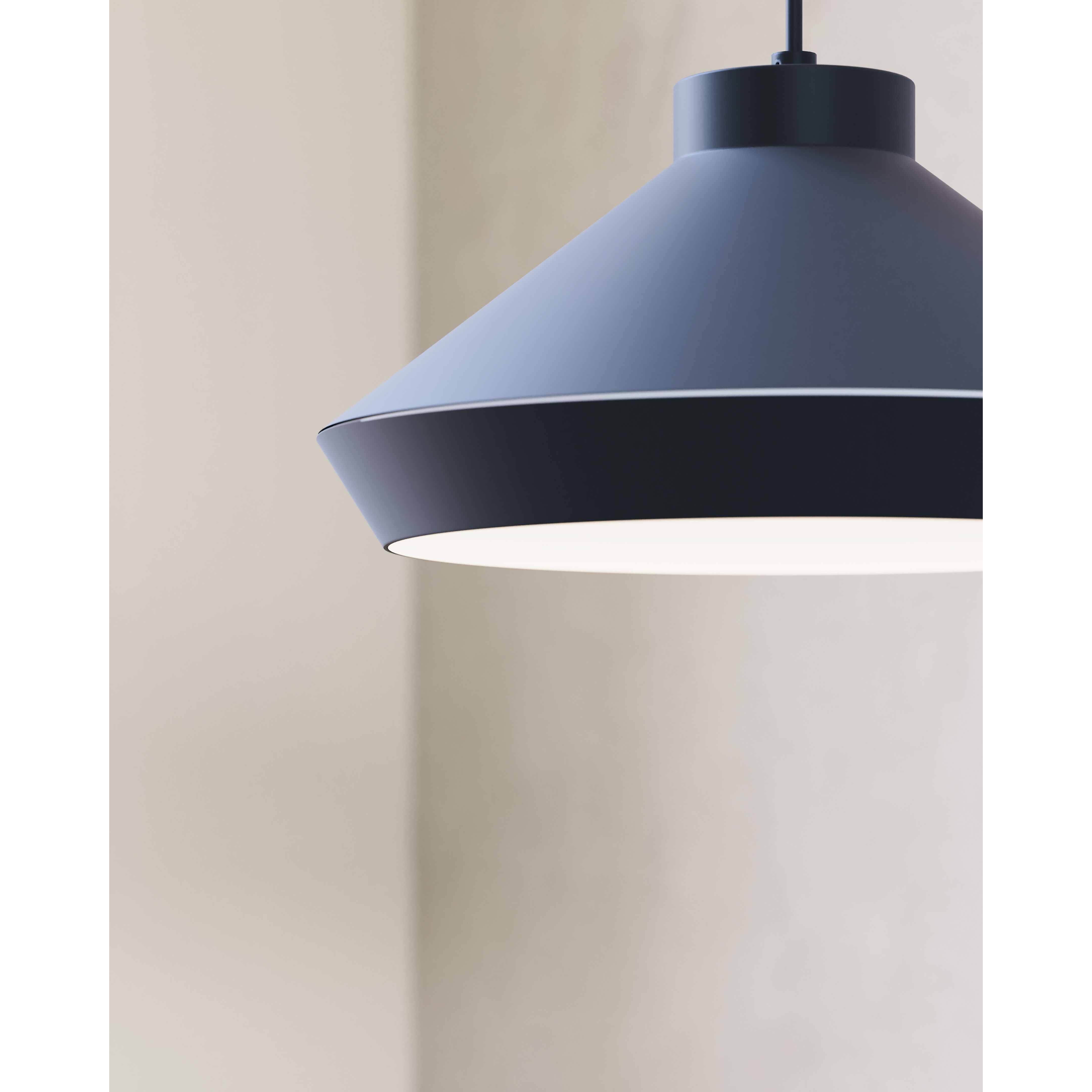 Koma 1 Light 15 inch Satin Black Pendant Ceiling Light