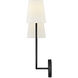 Cora Sconce Wall Light in Black