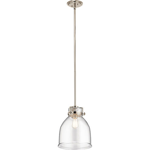 Briar 1 Light 12 inch Polished Nickel Pendant Ceiling Light