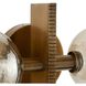 Chamberlin 2 Light 13 inch Smoke Sconce Wall Light